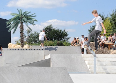 Glenn Michelfelder: Frontboard to 3. Platz in der Gesamtwertung