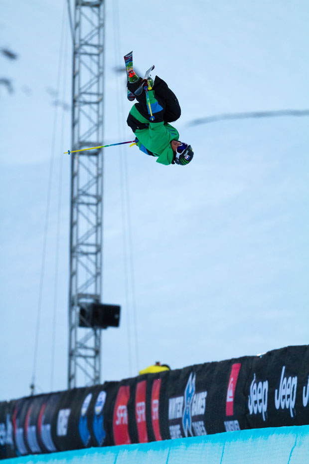 March 13th, 2012 - Tignes, France : Ski SuperPipe Men & Women Practice