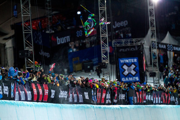 March 15th, 2012 - Tignes, France : Ski super pipe mens elimination