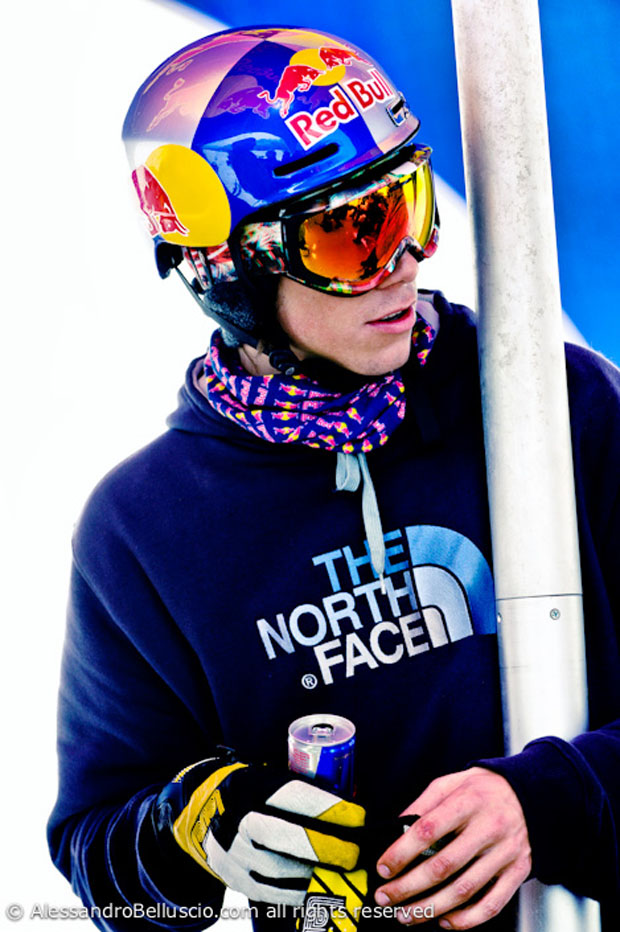 Markus Eder drinking at Kronplatz - SpringGINGERLE