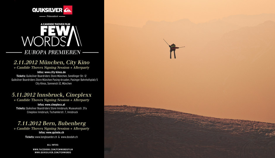 Few Hours mit Candide Thovex in München SkiingMag