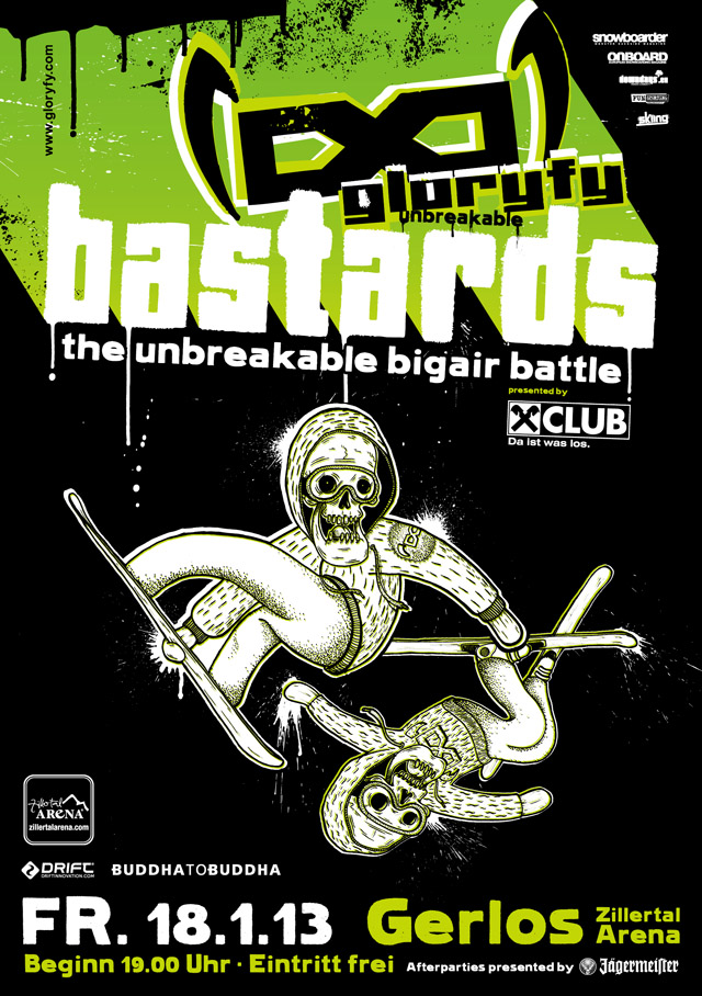 gloryfy BASTARDS A5 Flyer 2013-1