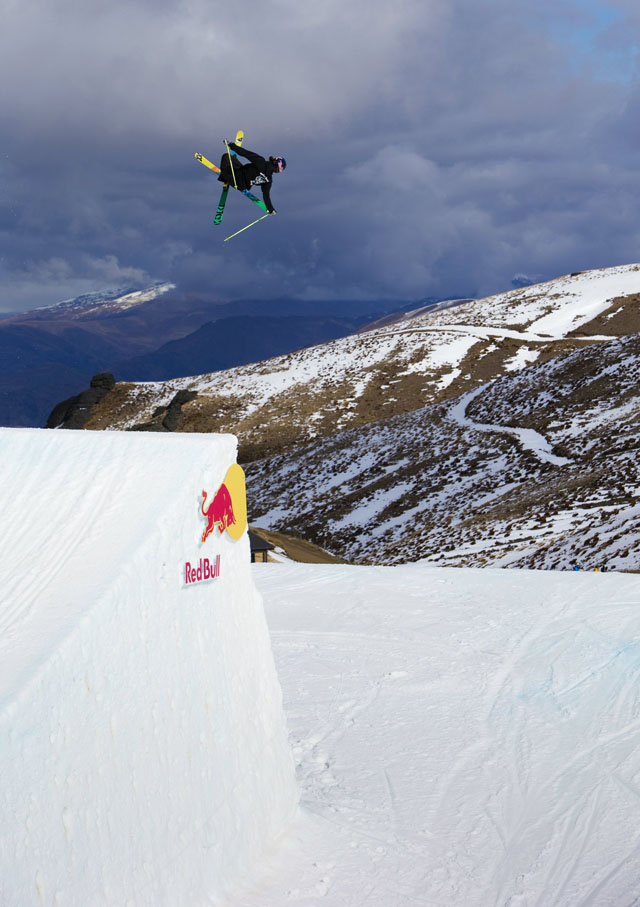 Paddy Graham performs at the Red Bull Snow Performance Camp in Wanaka, New Zealand on August 21st, 2012 // Vaughan Brookfield/Red Bull Content Pool // P-20120829-00123 // Usage for editorial use only // Please go to www.redbullcontentpool.com for further information. //