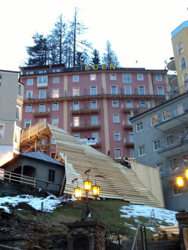 Red Bull PlayStreets 2013 Streckenbau © Red Bull