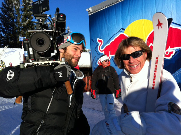 Moritz Garhammer mit Hansi Hinterseer