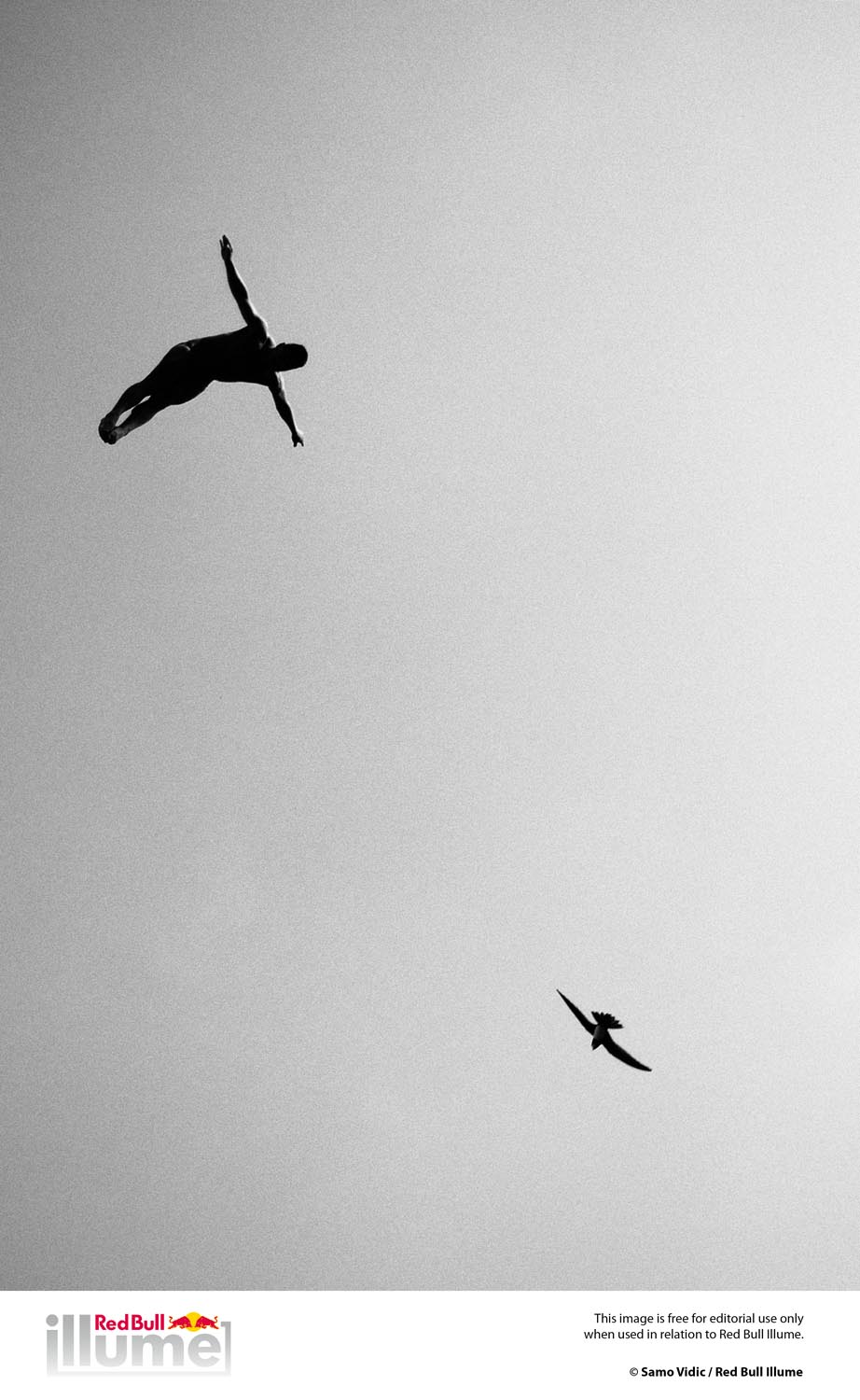Jorge Ferzuli of Mexico dives from the 26.8 metre platform during the first training session prior to the third stop of the Red Bull Cliff Diving World Series at Lake Vouliagmeni in Athens, Greece on May 20th 2011.