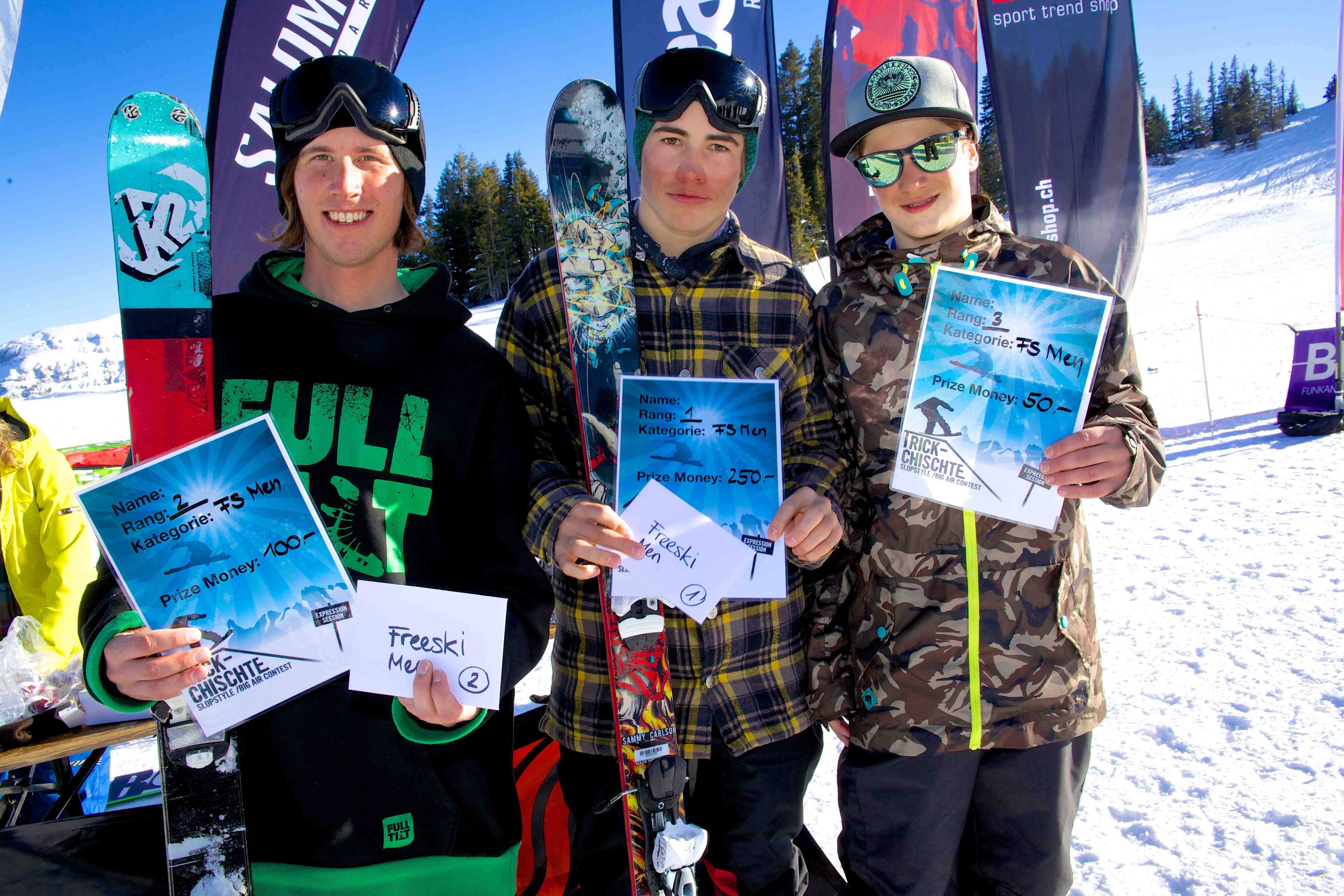 Trickchiste Contest by Sport Trend Shop im The Real Park am Prodkamm Flumserberg