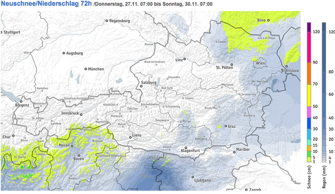Schneevorhersage Bergfex