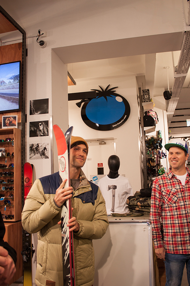 Eric klammert sich an seine geliebten Latten