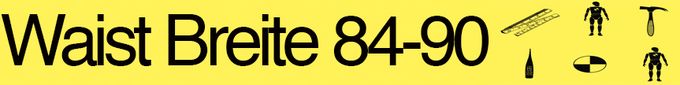 Waist Breite 84-90