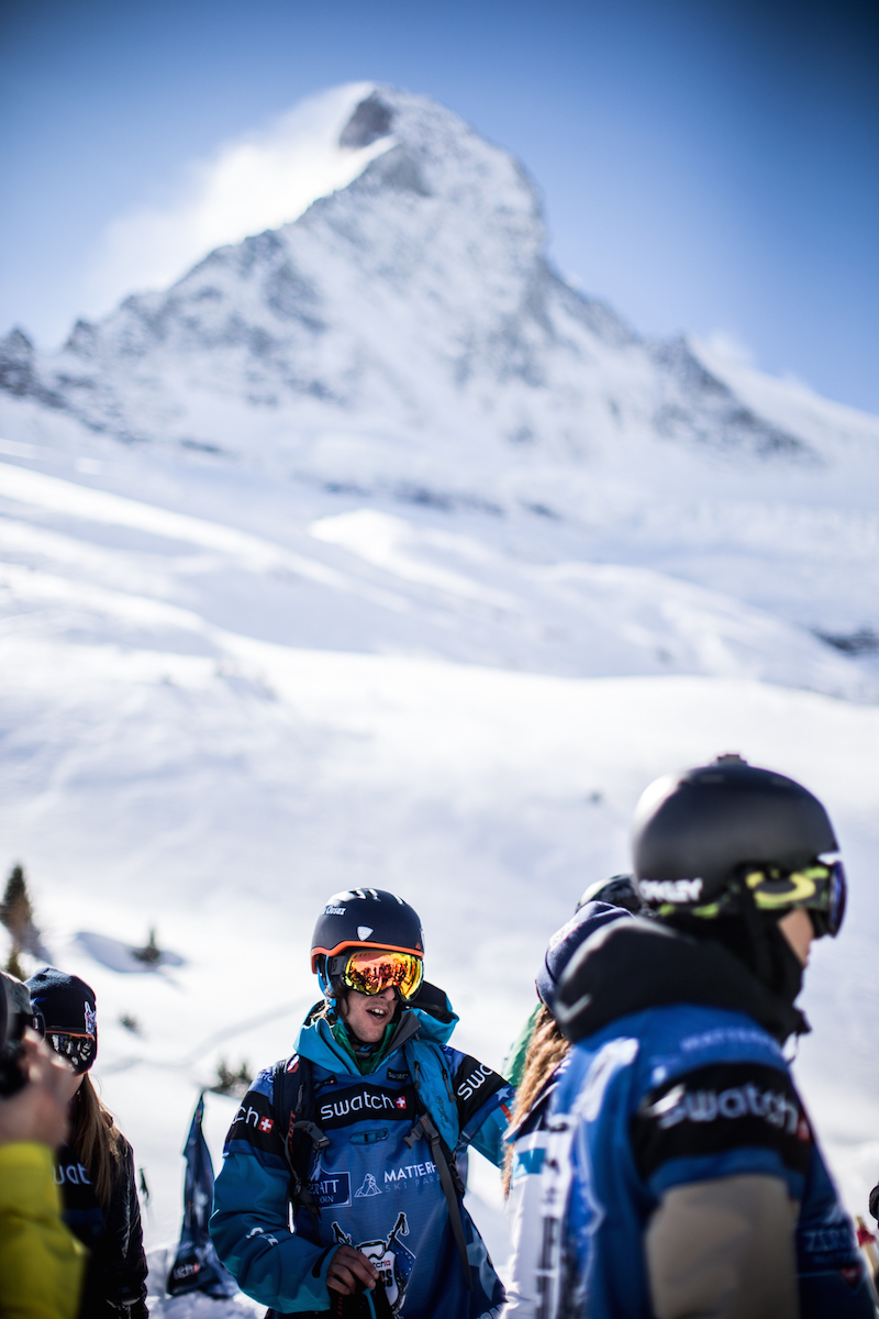 The Swatch Skiers Cup, the first-ever continental team freeski event, Zermatt / Switzerland - February 2015. 18 of the world’s best freeskiers competing in both Big Mountain and Backcountry Slopestyle to bring back home the treasured Swatch Skiers Cup trophy.
 
The 2 teams of 9 Riders, led by captains Seth Morrison - USA (Team Americas) and Julien Regnier - FRA (Team Europe), will battle in a series of man-to-man duels in the Swiss Alps. A rider winning his duel scores one point for his team and the team with the most points at the end of the 2-day competition gains possession of the Swatch Skiers Cup trophy for one year.