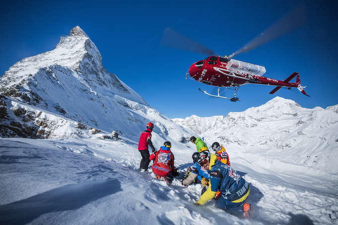 The Swatch Skiers Cup, the first-ever continental team freeski event, Zermatt / Switzerland - February 2015. 18 of the world’s best freeskiers competing in both Big Mountain and Backcountry Slopestyle to bring back home the treasured Swatch Skiers Cup trophy.
 
The 2 teams of 9 Riders, led by captains Seth Morrison - USA (Team Americas) and Julien Regnier - FRA (Team Europe), will battle in a series of man-to-man duels in the Swiss Alps. A rider winning his duel scores one point for his team and the team with the most points at the end of the 2-day competition gains possession of the Swatch Skiers Cup trophy for one year.