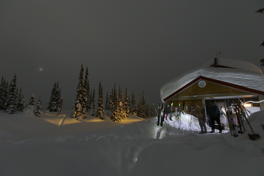 Sunrise Lodge, Esplanade Range, BC, Canada photo:Adam Clark