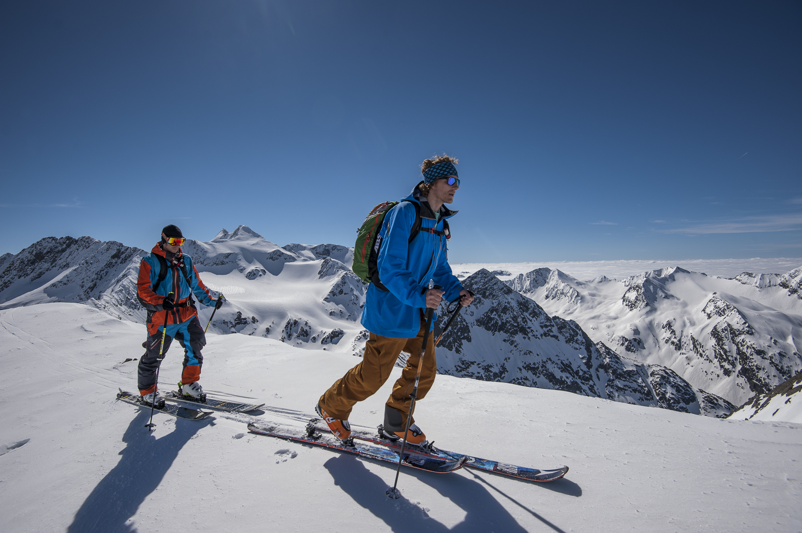 ABS Lawinenrucksäcke Panorama (photo: Andreas Vigl, rider: Matthias Haunholder, Matthias Mayr)
