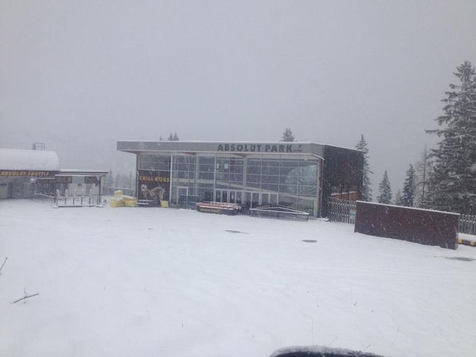 Webcam Absolut Park (vor 2 Tagen). Photo von Facebook @Absolut Park. Parkopening am 05.12.2015