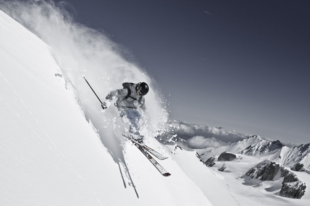Traumhafte Powderbedingungen gibts am Kitzsteinhorn bereits im Frühwinter.