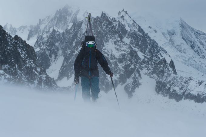 Åsmund Thorsen beim Aufstieg. credit: Johan Wildhagen