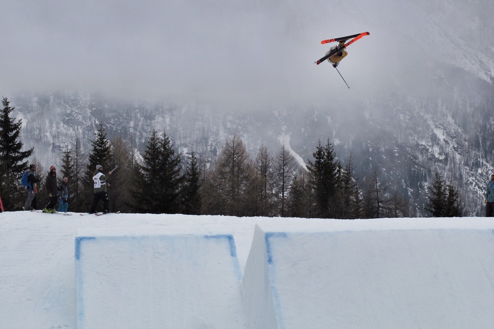 Vinci mit einem fetten Dub Flat Japan in Valmalenco bei der JWM!