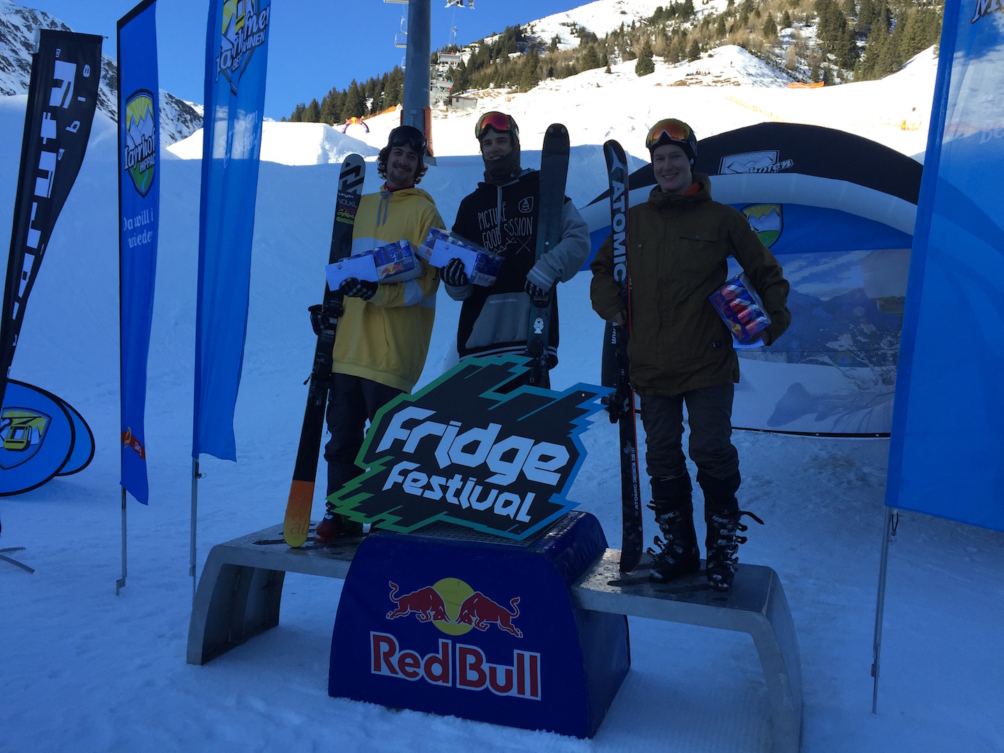 Podest der Single Wertung. V.l.n.r.: Christoph Schenk, Ralph Welponer, Johannes Rohrmoser.