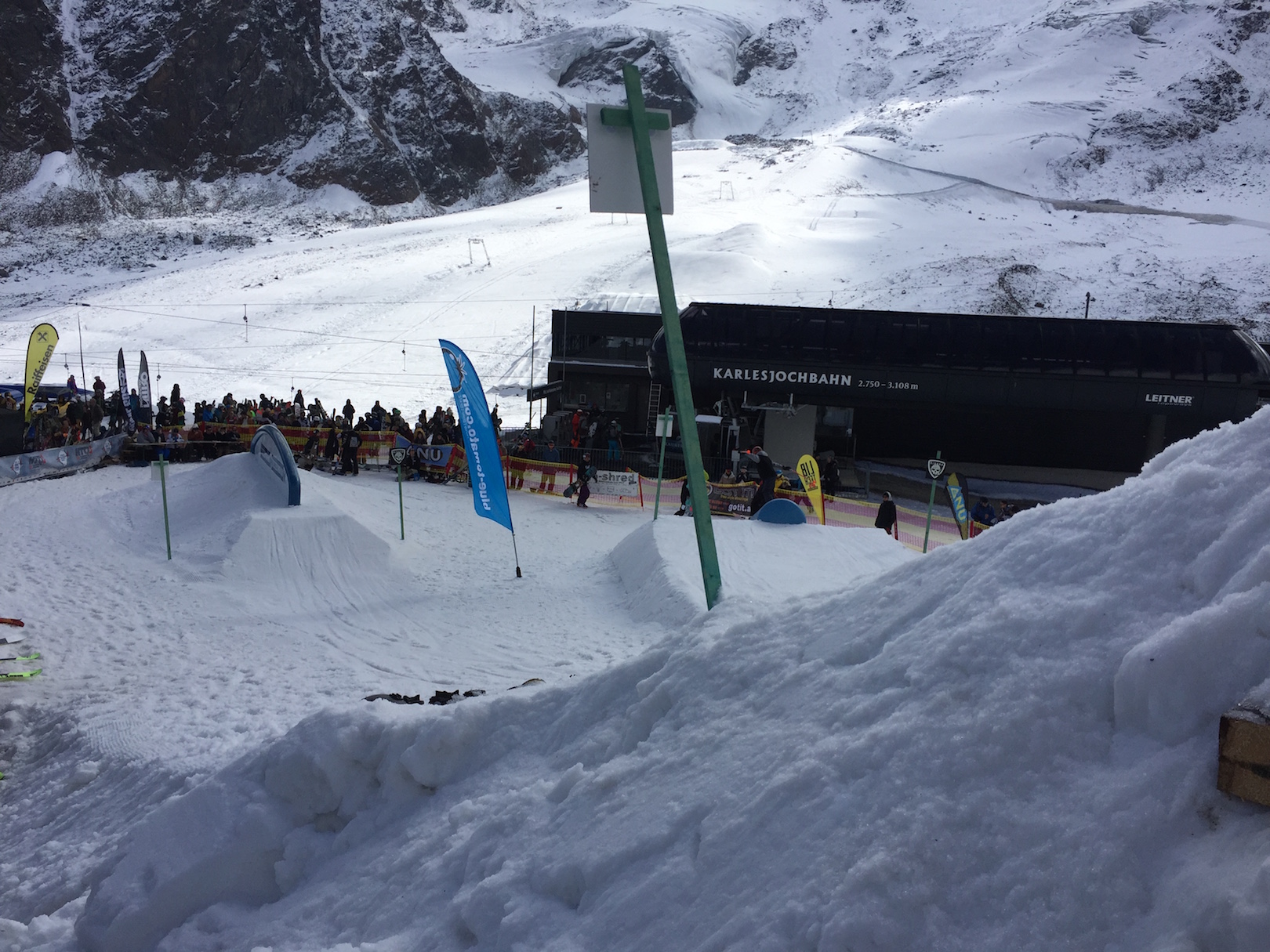 Das Setup des Go-Shred Railbingos.