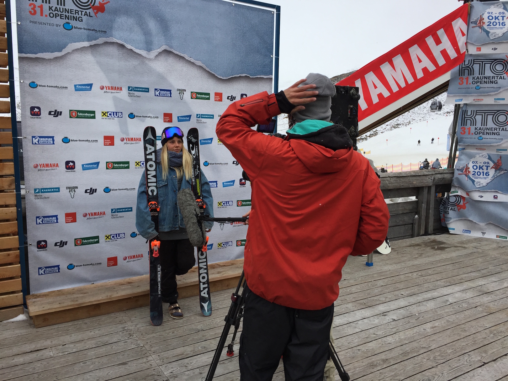 Lisa Zimmermann beim Interview.