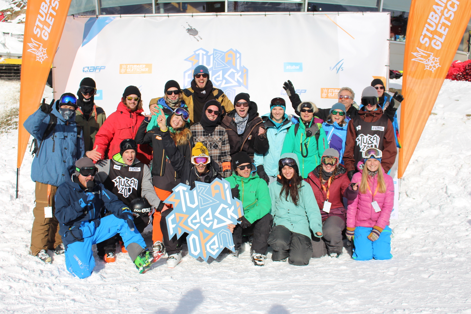 Das Team rund um die Stubai Freeski Open 2016