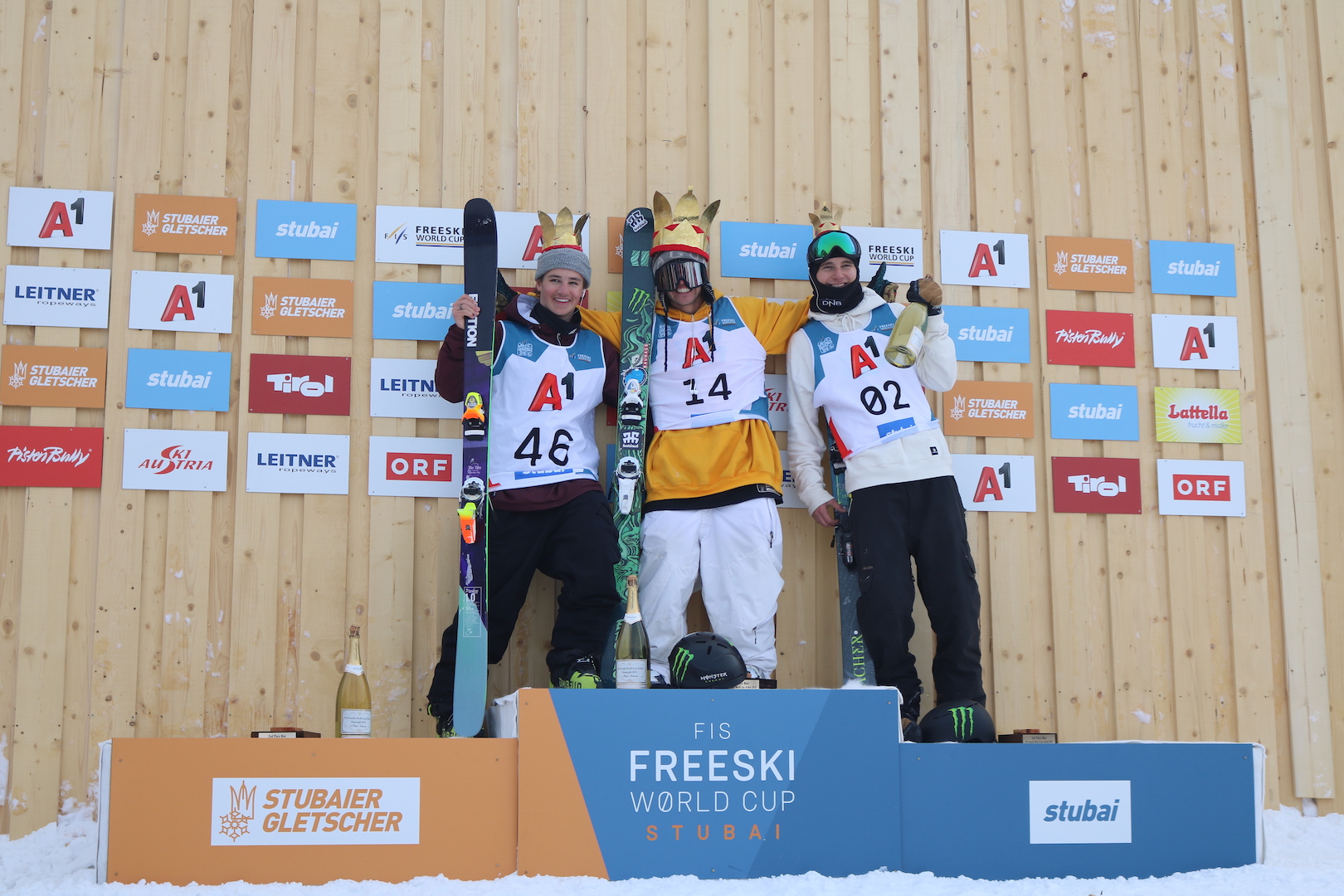 v.l.n.r. Mac Forehand, Henrik Harlaut, Ferdi Dahl