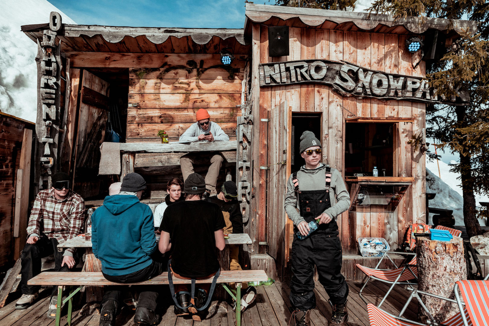 Die Base des Nitro Snowparks. credit: saalbach.com