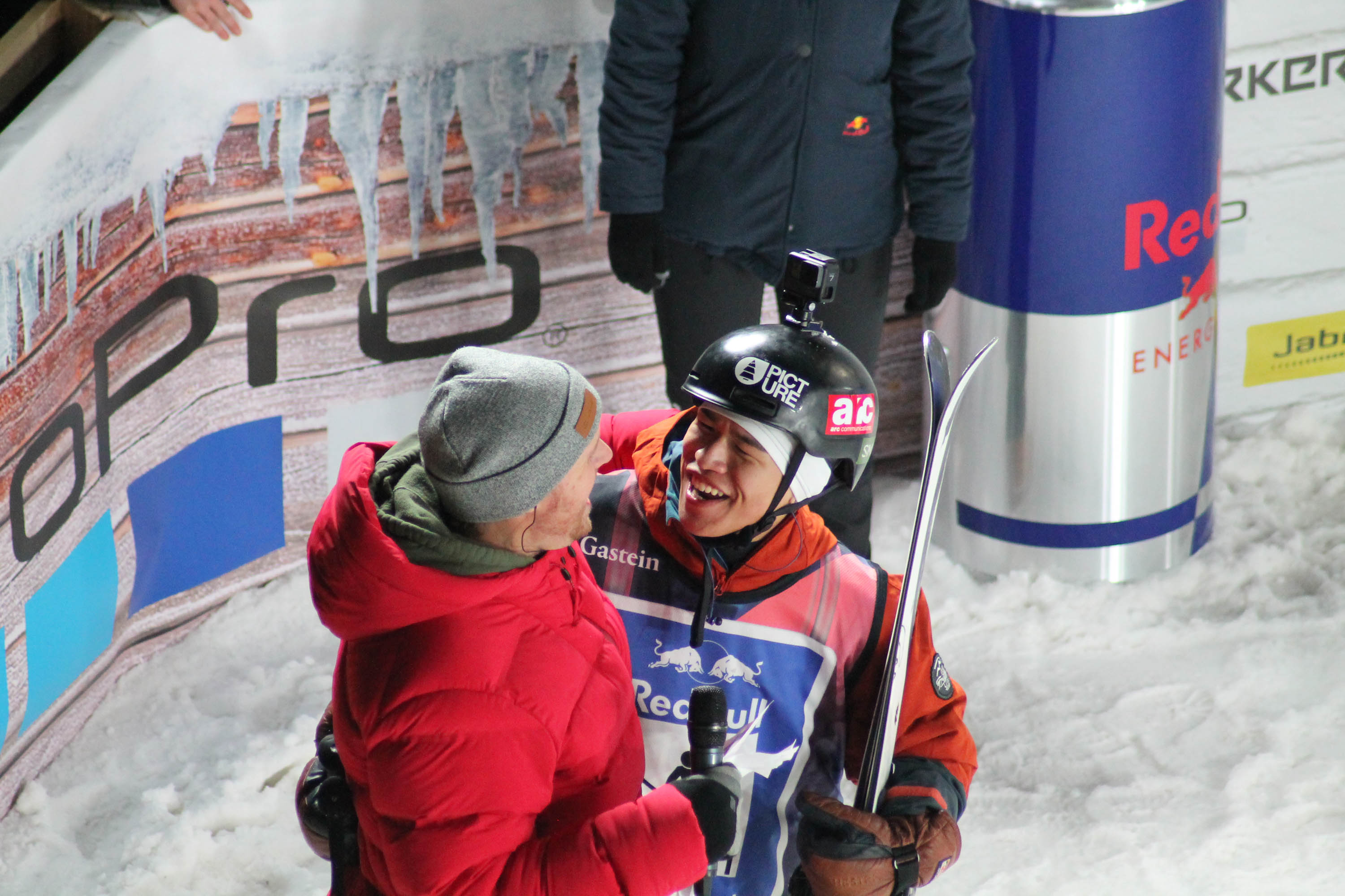 Taisei Yamamoto und Speaker Nico Zacek
