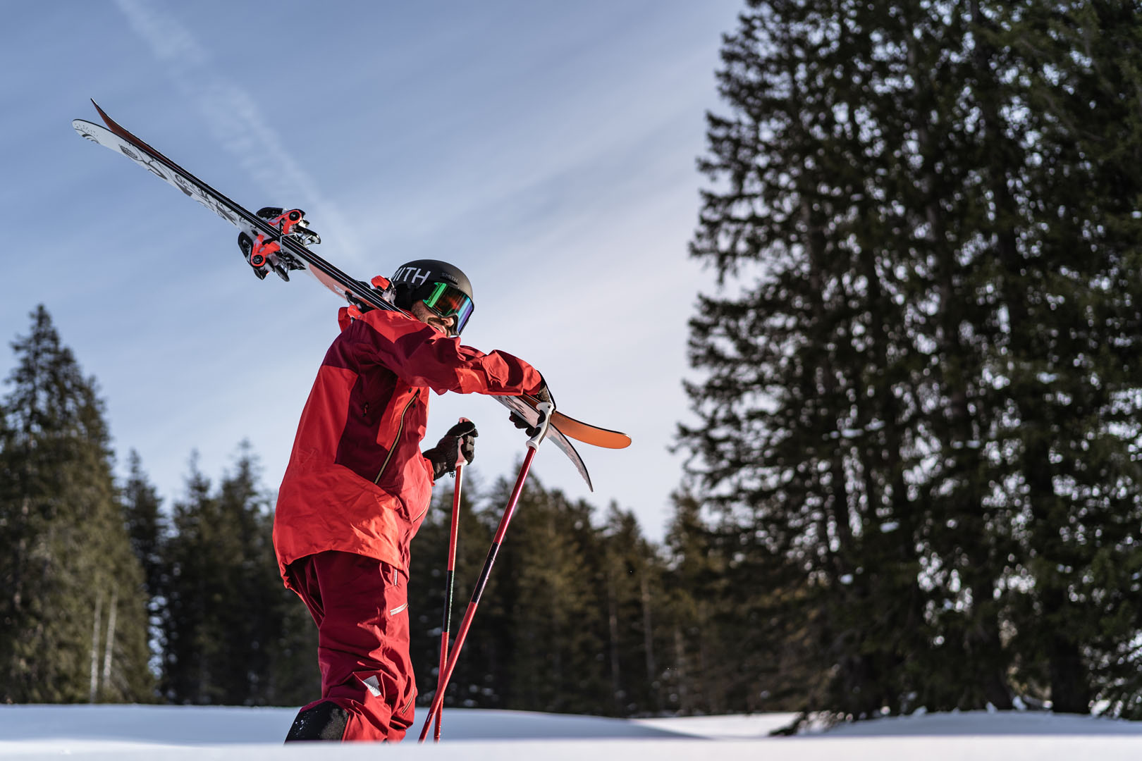 Das Spyder Outfit ist für Freerider ein Traum!