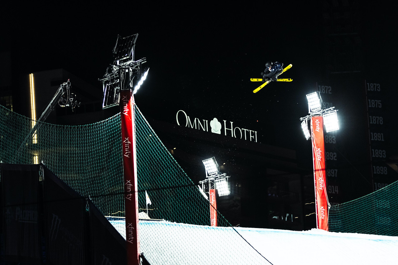 Jakob beim Big Air Worldcup in Amerika. credit: Christian Raguse