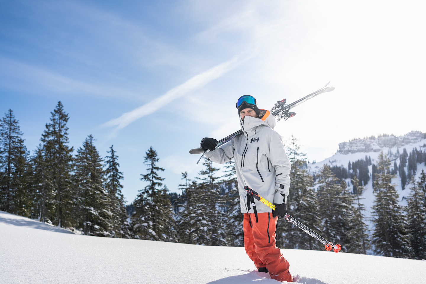 Die Helly Hansen Elevation Kombo in voller Pracht.