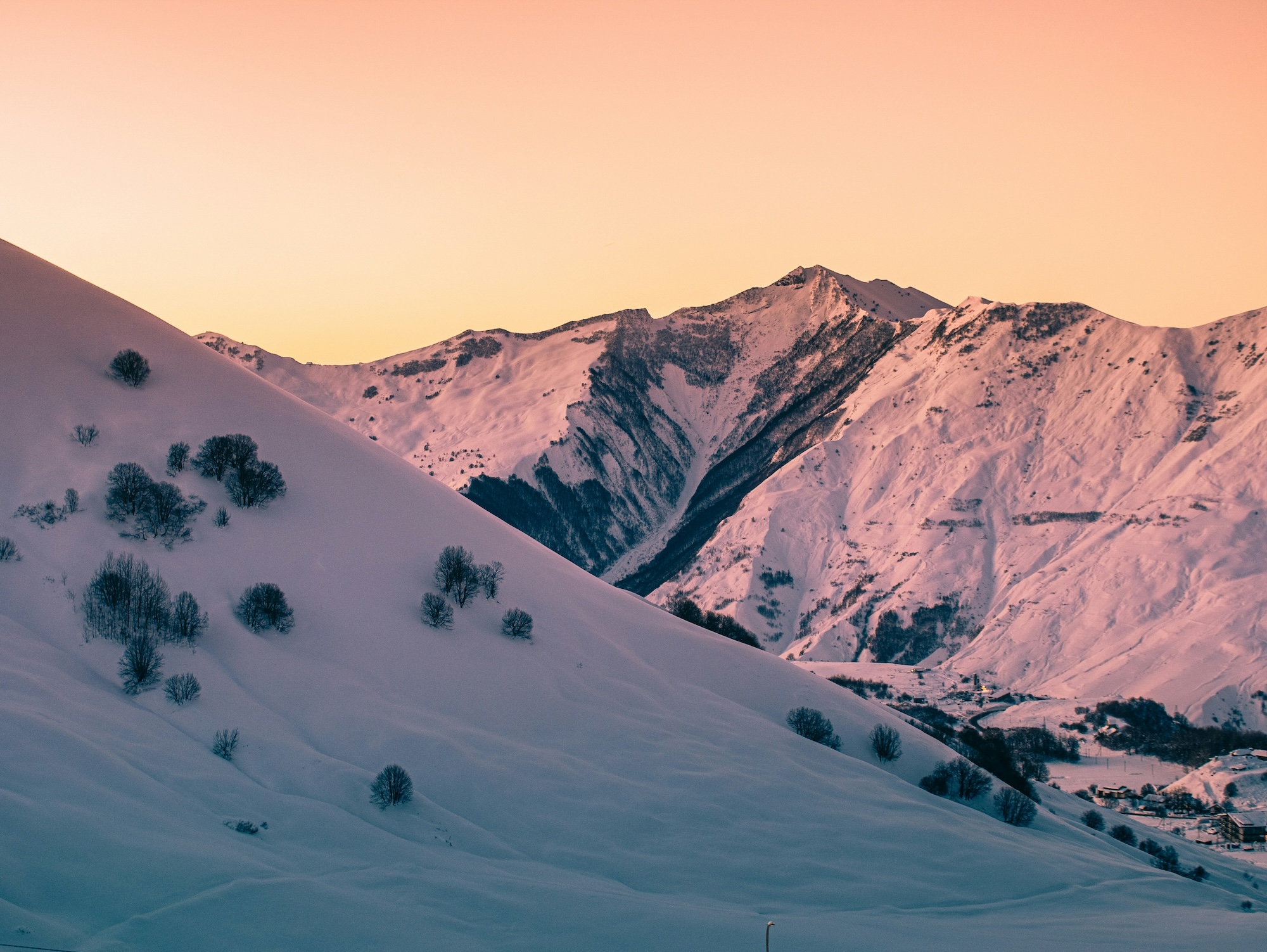 Skifahren im Frühling
