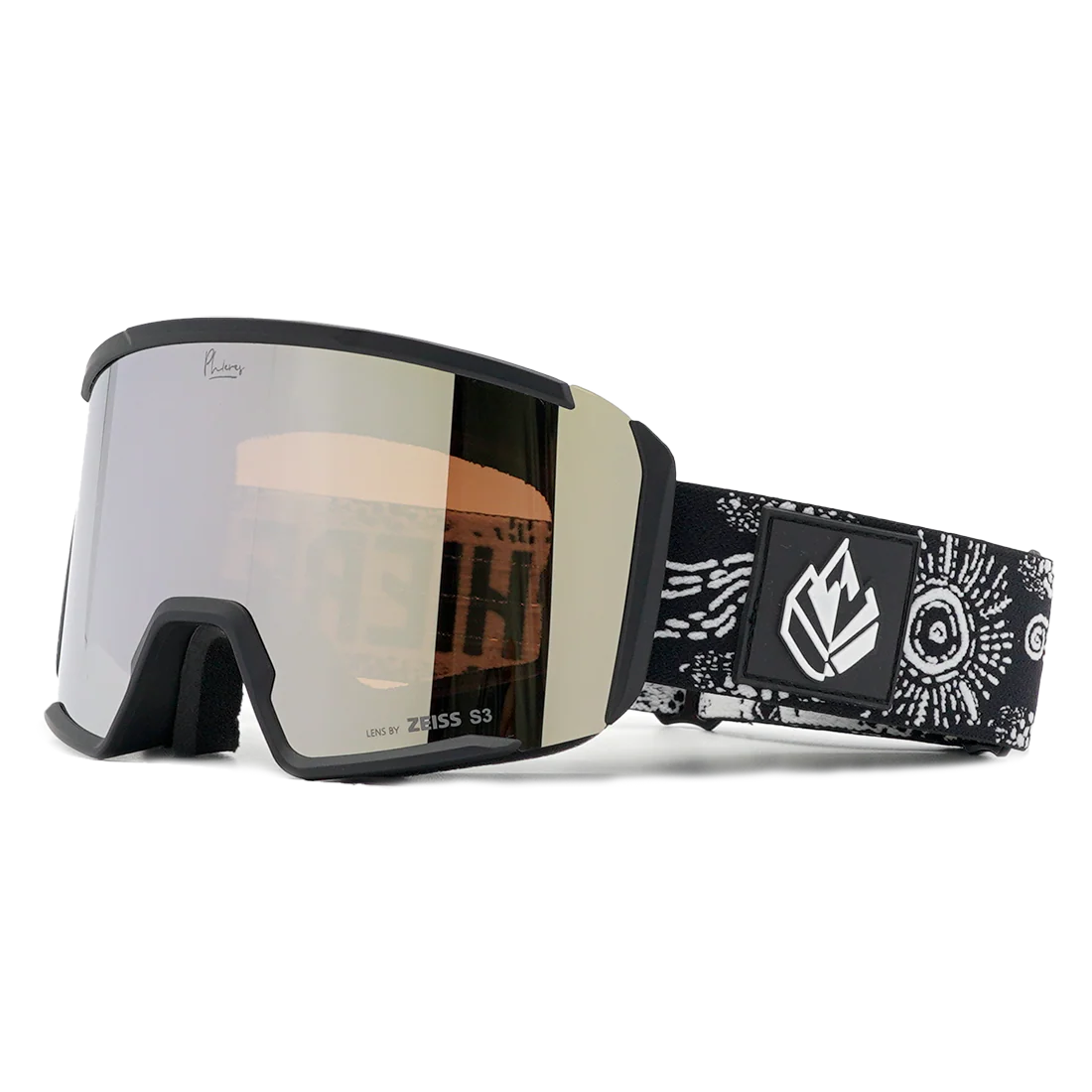Snowboard-Brille PH-10eighty | Black JJ White S3