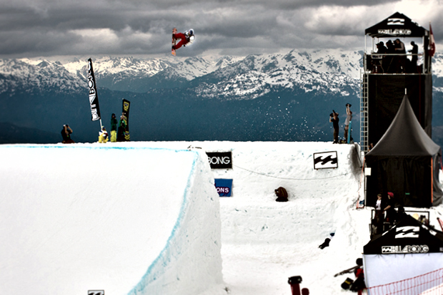Seb Toutant beim Billabong Ante Up 2010 in Whistler