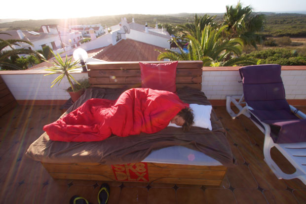 ...manch einer hat die Nacht unter freiem Himmel verbracht.