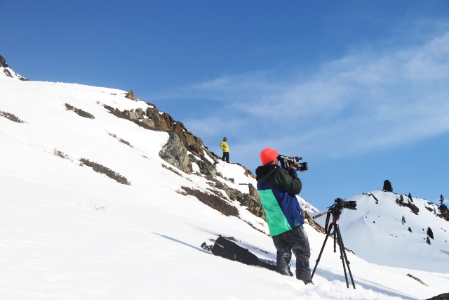 CK wartet auf das Go am Bach Gap.