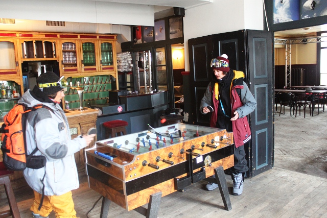 Aufwärmen en francais... Thomas und Victor in der Bolgenschanze