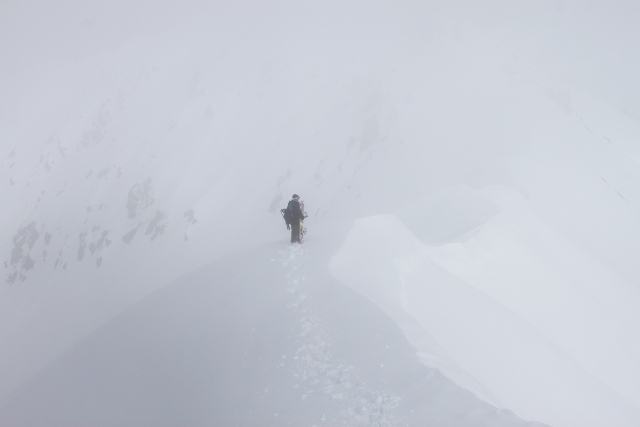 Filmer Mathieu auf dem Weg zu seiner Arbeitsstelle für heute
