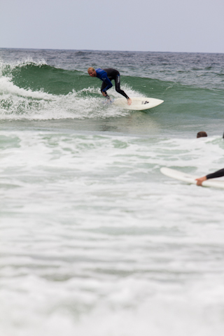 Erik setzt zum Backside Turn an