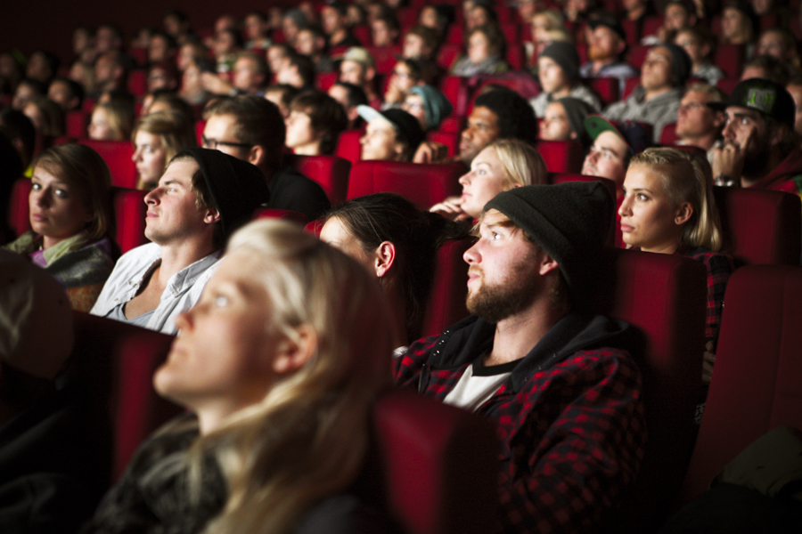 Im ersten Kino war so viel los, dass ein zweiter Saal geöffnet werden musste.