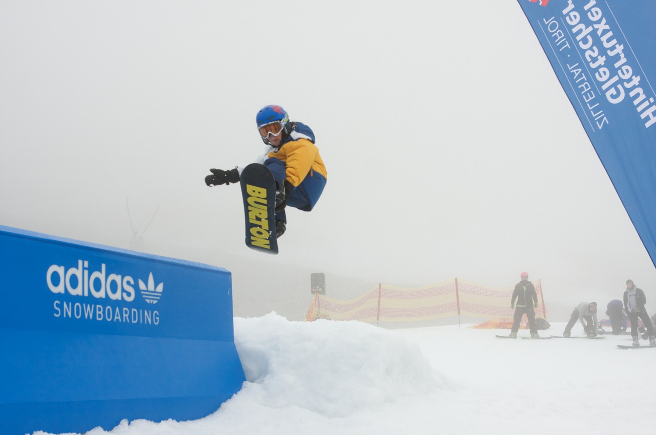 Auch der Nachwuchs war fleißig am Shredden; Foto: Christian Eli