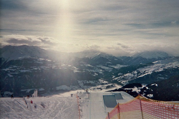 Samstag Morgen, die Sonne scheint, alle sind bereit für das Finale im Slopestyle