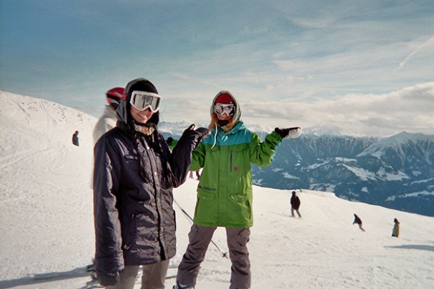 extra fürs Wochenende angereist: Dani und Corina vom MBM.