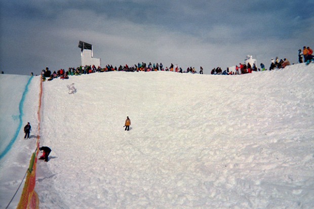 Hunderte von Fans kamen um die Slopestyle Finals zu sehen