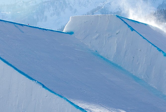 Drei Doubles und 87,25 Punkte. Das ist ordentlich, aber für's Finale muss sich Seb Toutant noch ein wenig steigern.