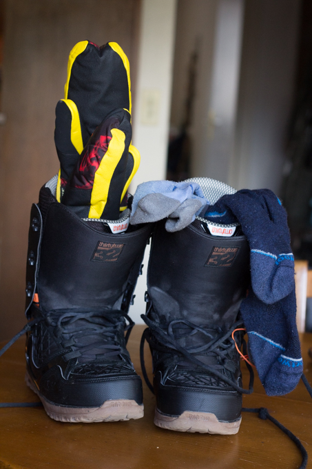 Pack deine Boots bis oben hin voll.