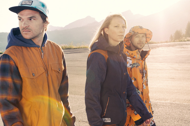 DC, Left to right: Provoke jacket – Exotex DWR - £90 | DCLA SE jacket - 10,000mm/10,000g - £185 | Ripley jacket - 10,000mm/10,000g - £150