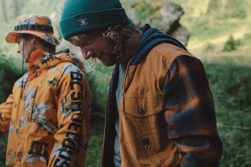 DC, Left to right: Ripley jacket - 10,000mm/10,000g - £150 | Provoke jacket – Exotex DWR - £90