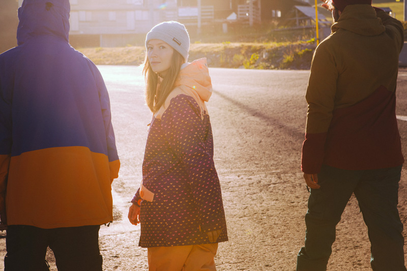 Homeschool, left to right: Patrol jacket - 20,000mm/20,000g - £220 | Sonic pants - 20,000mm/20,000g - £180 | Julia jacket - 10,000mm/10,000g - £180 | Katja pants - 10,000mm/10,000g - £140 | Nolan jacket - 10,000mm/10,000g - £165 | Motive pants - 10,000mm/10,000g - £140 